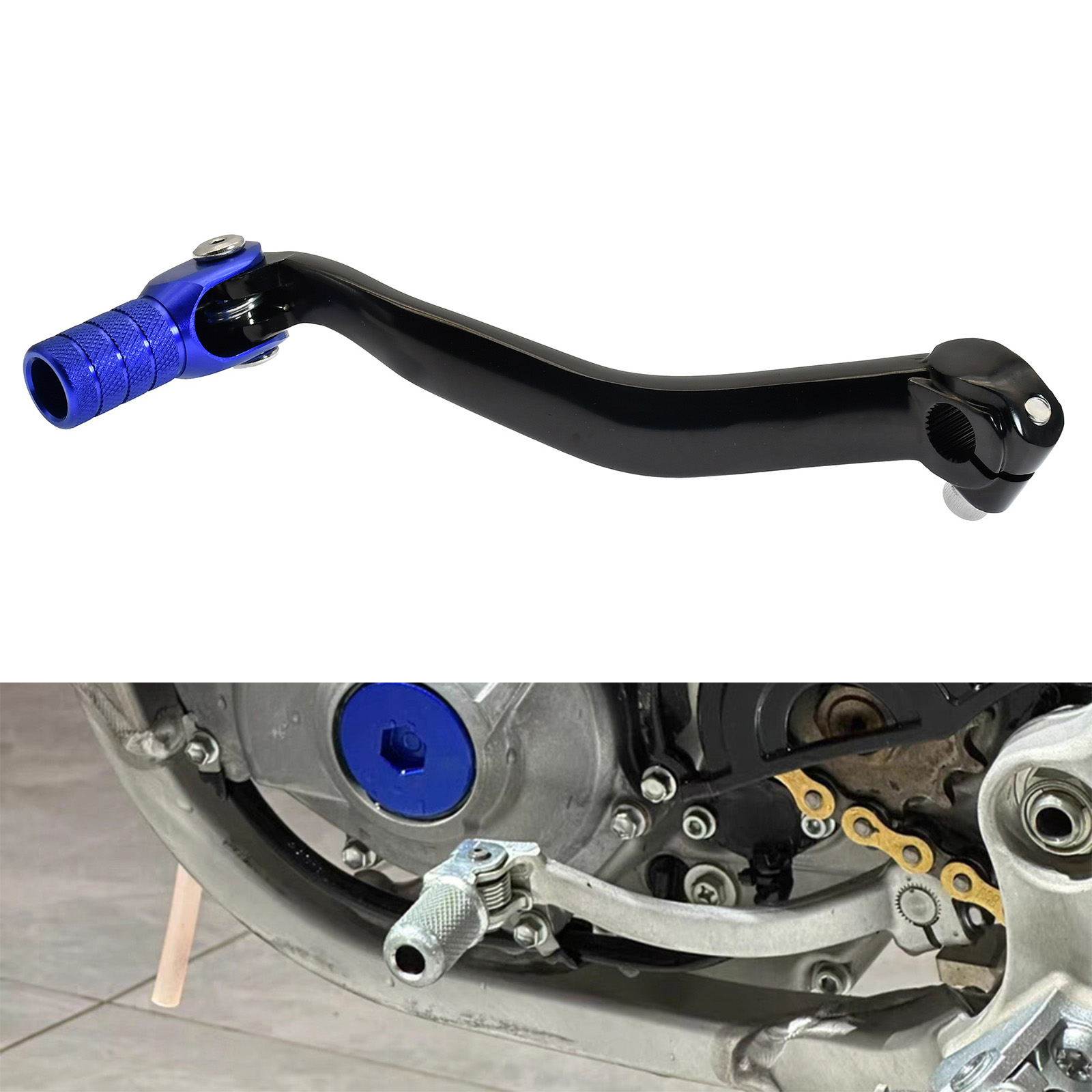 Riding Gear - Tuas Persneling Lipat CNC Aluminium Untuk