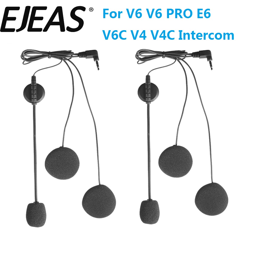 Aksesoris Mikrofon Earphone 3. - Universal Motorcycle Helmet Intercom Headset ulasan dan harga