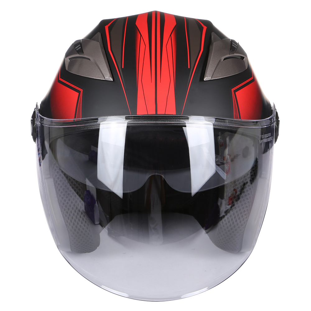 Helm sepeda motor lensa ganda, - Vintage Open Face Retro Helmet ulasan dan harga