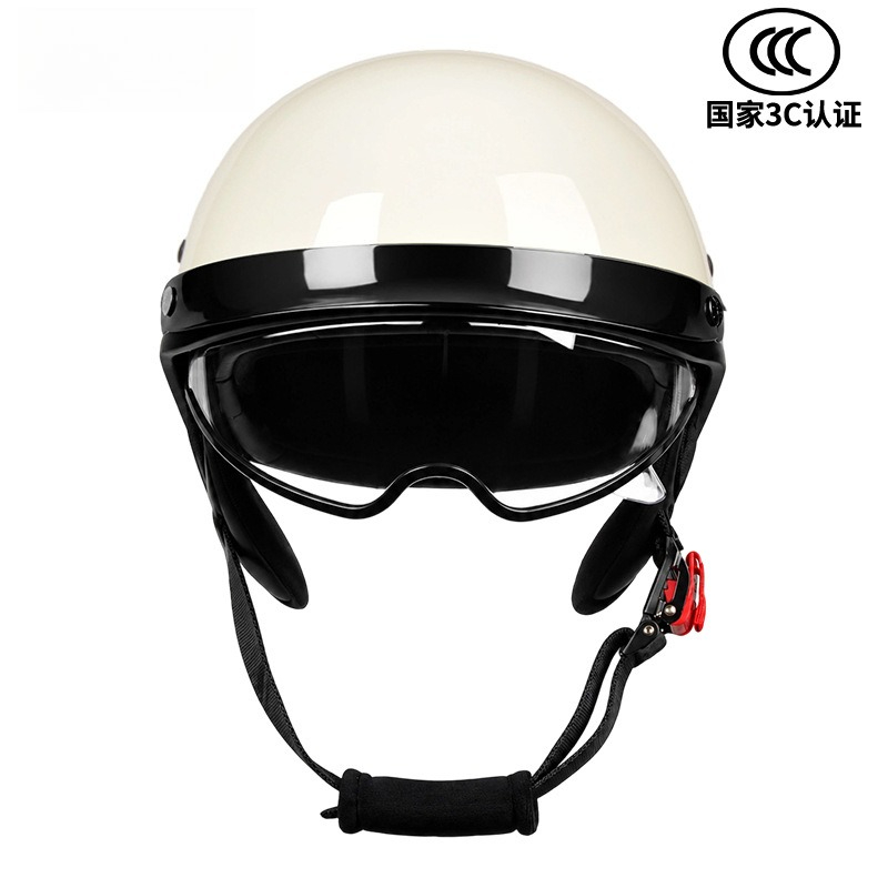 Helm Sepeda Motor Vintage Mode - Vintage Open Face Retro Helmet ulasan dan harga