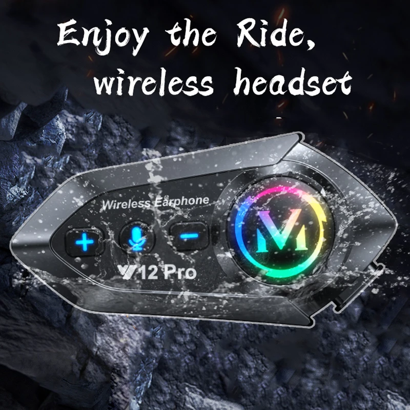 Y12 Pro Helm Sepeda Motor Inte - Universal Motorcycle Helmet Intercom Headset ulasan dan harga