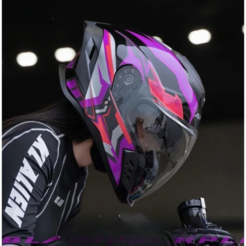Helm Motor Full Face Model Ret - Full Face Motorcycle Helmet With Bluetooth ulasan dan harga