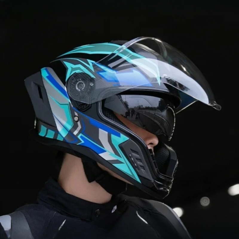 Helm Motor Full Face Model Ret - Full Face Motorcycle Helmet With Bluetooth ulasan dan harga