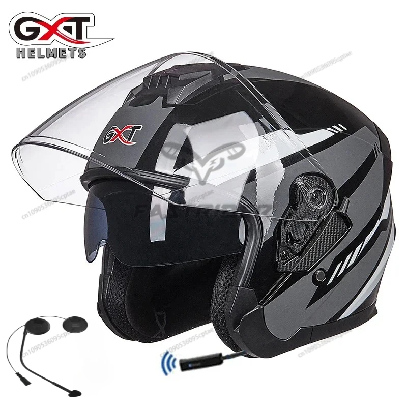 GXT Headset Helm Sepeda Motor  - Full Face Motorcycle Helmet With Bluetooth ulasan dan harga