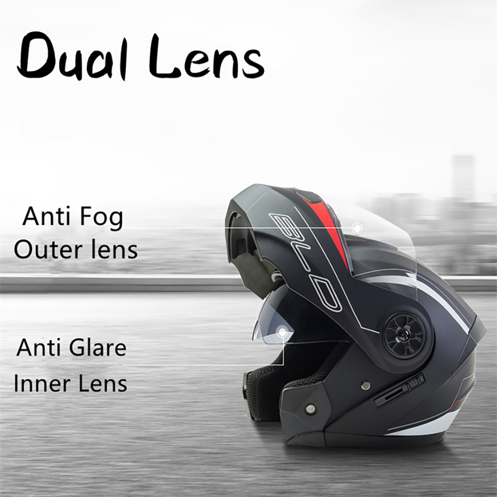Casco helm sepeda motor balap  - Full Face Motorcycle Helmet With Bluetooth ulasan dan harga